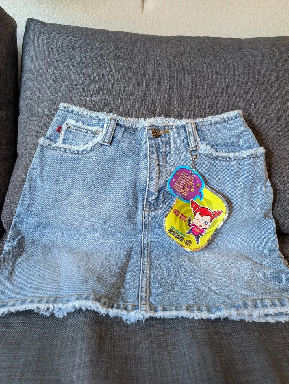 Vintage 2000 Zana Di Girls Jean Skirt!